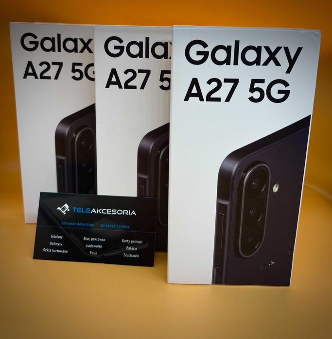 Samsung Galaxy A27 | BLACK | NAJTANIEJ | 6/128GB | Od ręki | Teleakcesoria