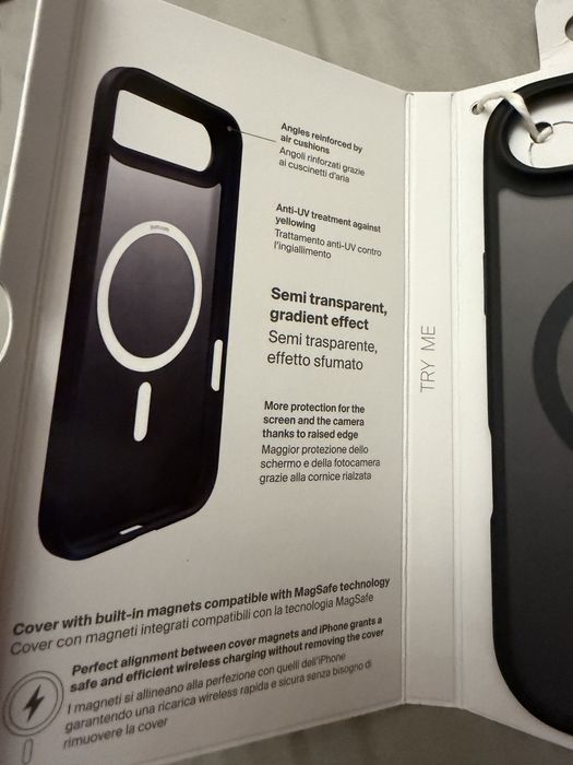 Etui PURO Gradient do iPhone 17 Air - MagSafe Technology plus 2 nowe szkła hartowane - NOWE