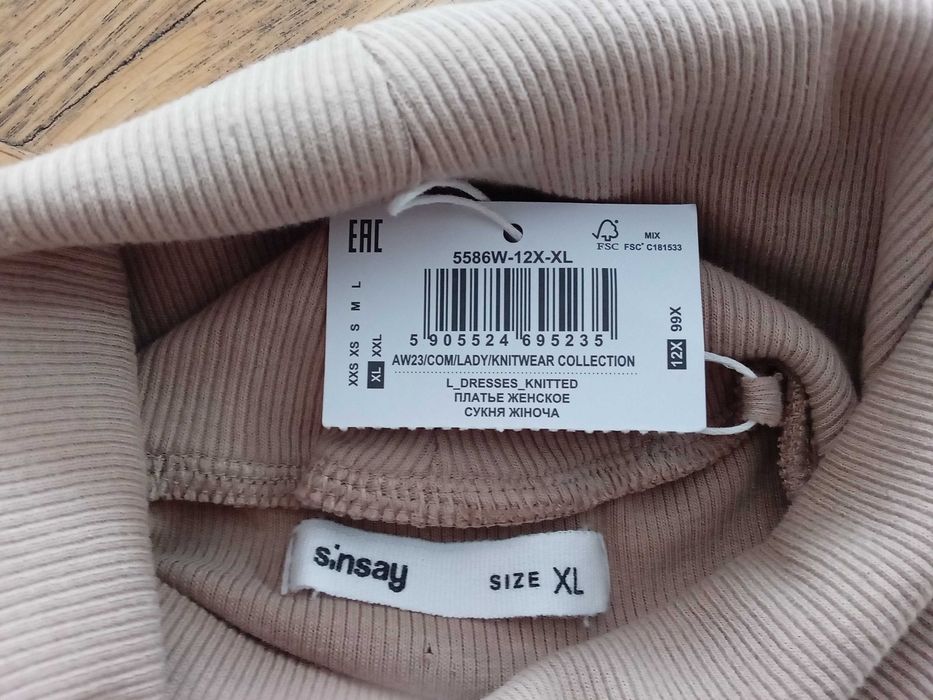 Nowy sweter, golf damski, majteczki