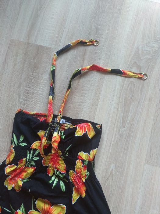 XXL Bawełna Maxi sukienka Kafuni