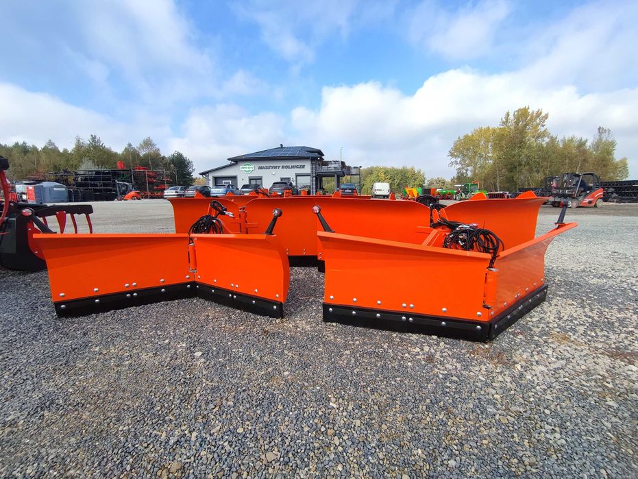 Mocny pług do śniegu do tura tuz strzałka Metal Technik dostawa Gratis