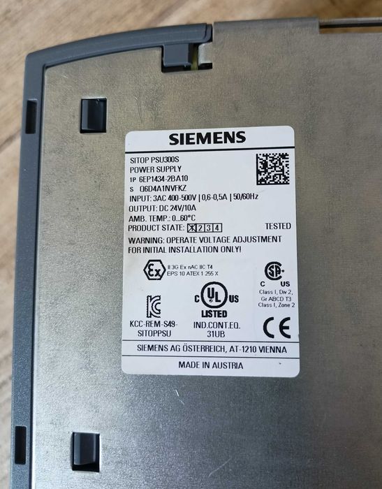 SIEMENS SITOP PSU300S 6EP1434-2BA10 zasilacz impulsowy