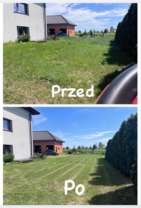Koszenie trawy - i zarośli
