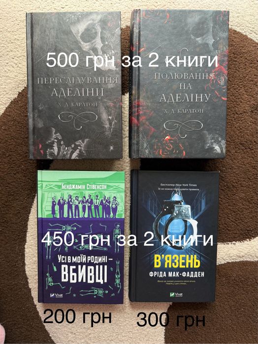 Переслідування Аделіни Вʼязень Усі в моїй родині вбивці