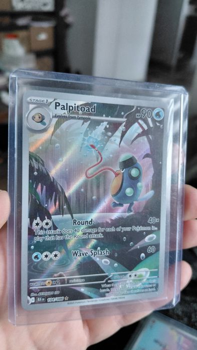 Pokemon Palpitoad 104/086 Sv: Black Bolt Holo