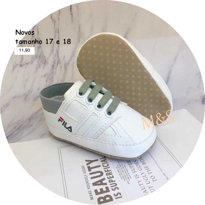 Calçado para bebé, vários modelos
novos, sola mole, valor de cada