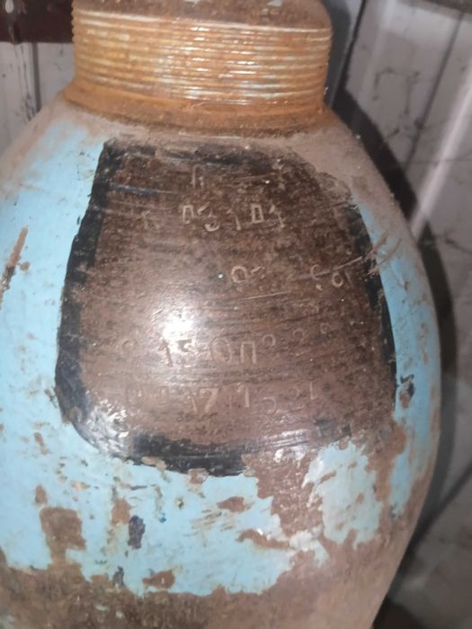 Балон кисневий 40л Балон Заглушка на газовий балон  Балон на різак Кисень балон