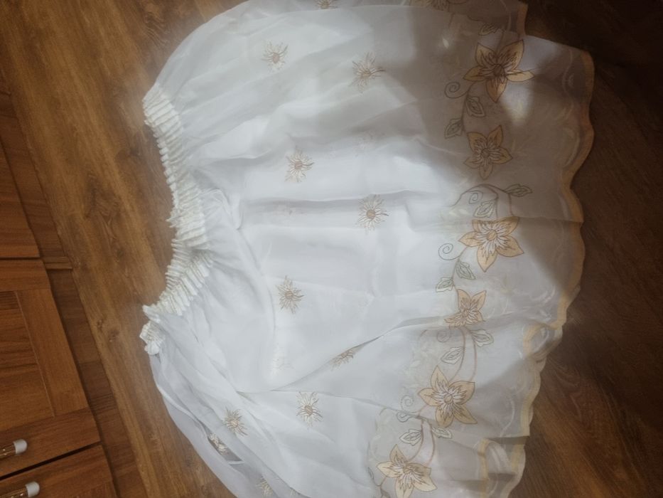 Haftowana firana kuchenna