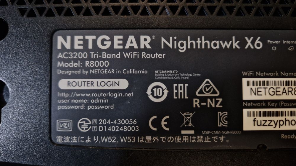 Router Netgear nighthawk x6