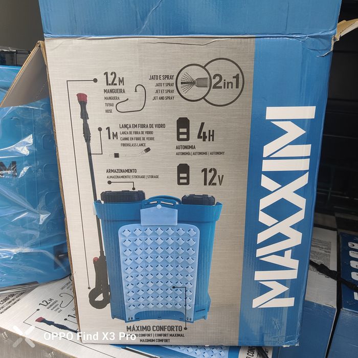 Pulverizador Bateria 16lt 12V Litio ref. MPB1612L MAXXIM