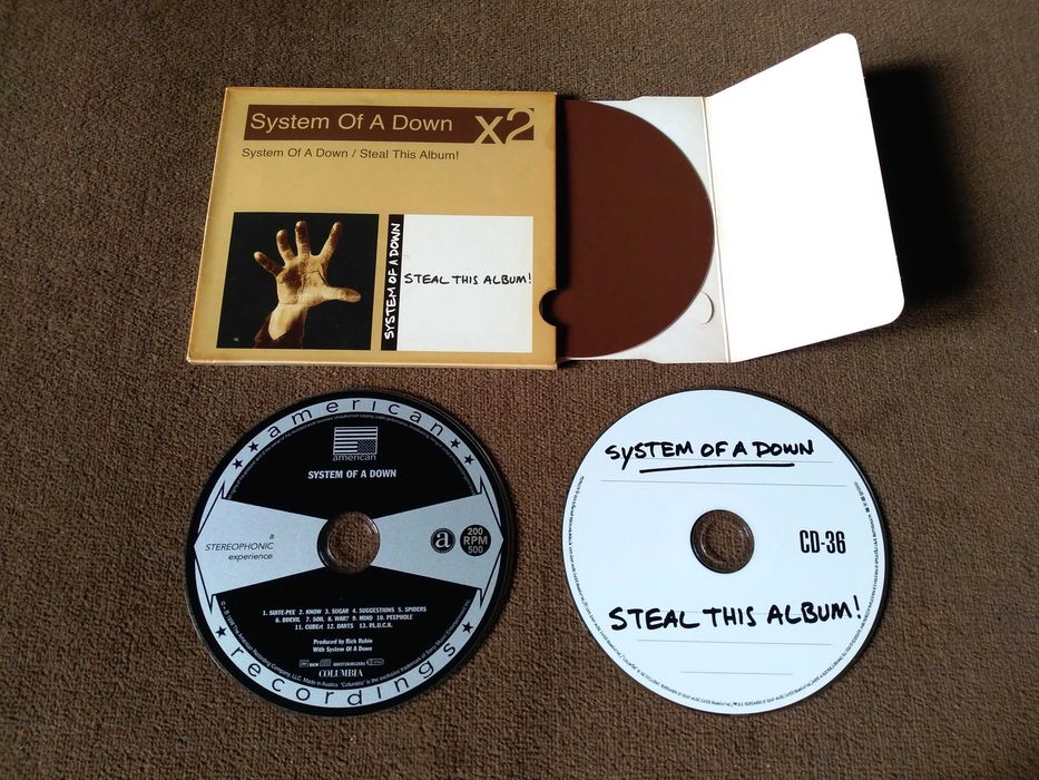 System Of A Down/Steal This Album! 2 x CD. 2008 Sony BMG.