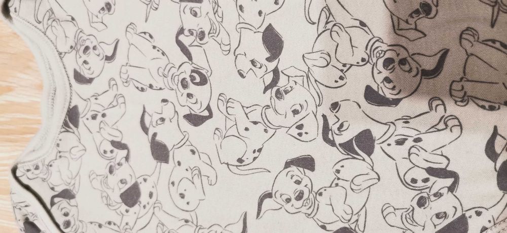 Body na krótki rękaw, dalmatyńczyki, Disney at George, 12-18 mies