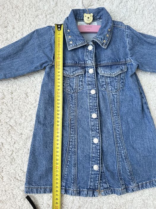 Джинсова сукня zara 92р для двійні