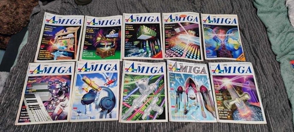 Amiga Miesięczniki fanów komputerera zestaw
