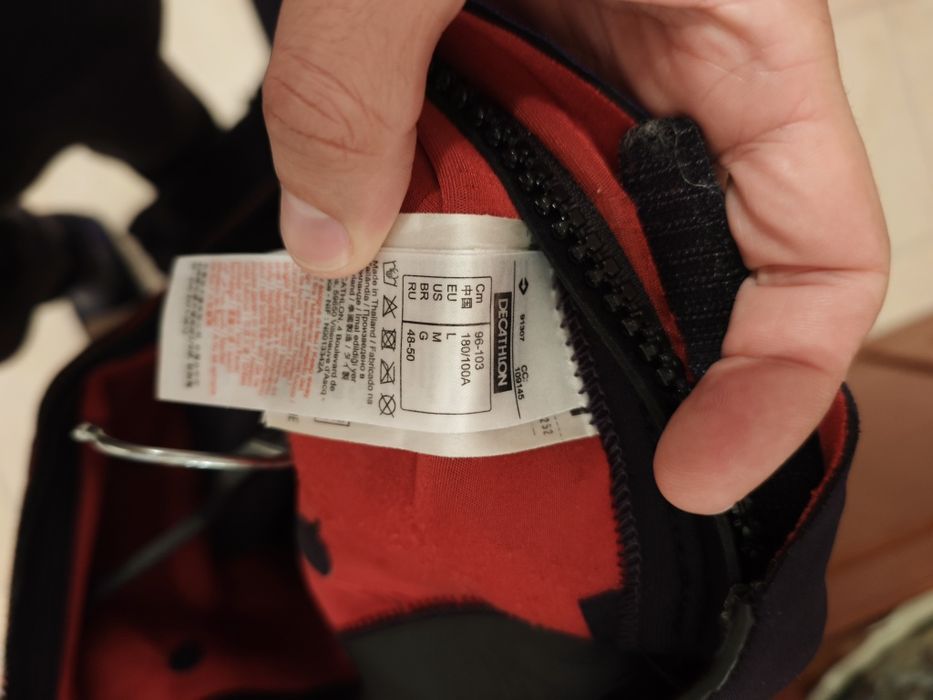 Fato de surf 3/4mm tamanho L