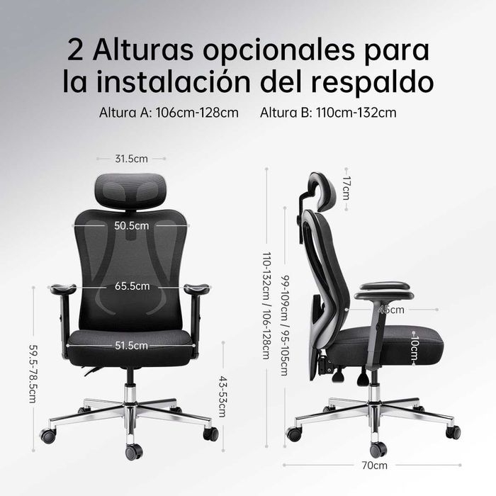 Cadeira Ergonómica Premiada HBADA - custou 254,12€ nova