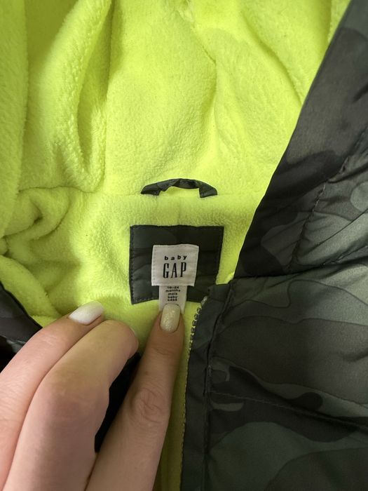 Зимовий пуховий комбінезон GAP + флісовий ромпер