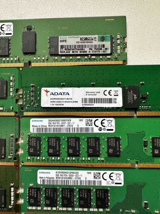 Серверна оперативна пам'ять DDR4 8-16Gb ECC REG
