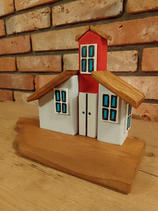 Domek drewniany dekoracja