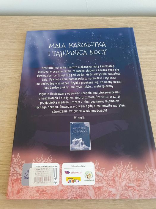 Książka dla dzieci "Mała Kaszalotka I Tajemnica Nocy"