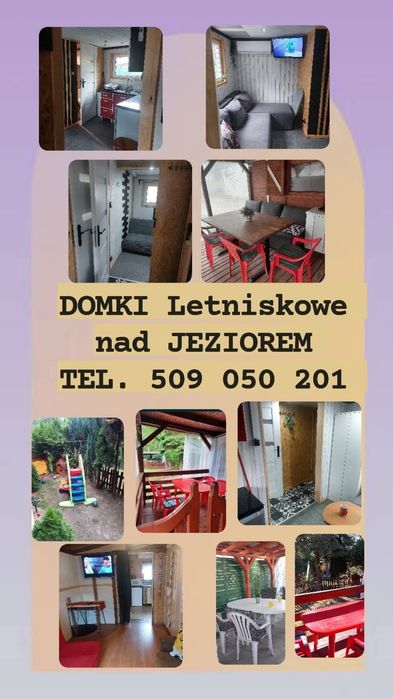 Domek nad jeziorem , ogrzewanie, ogrodzony  z klimatyzacją