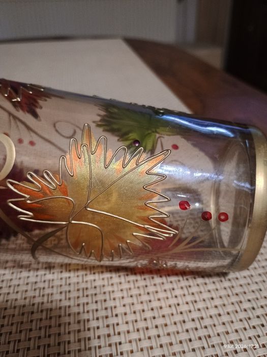 Szklany wazon - lata 60-te