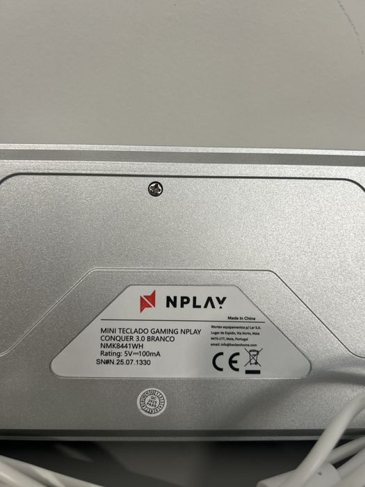 Teclado Nplay 60% Branco