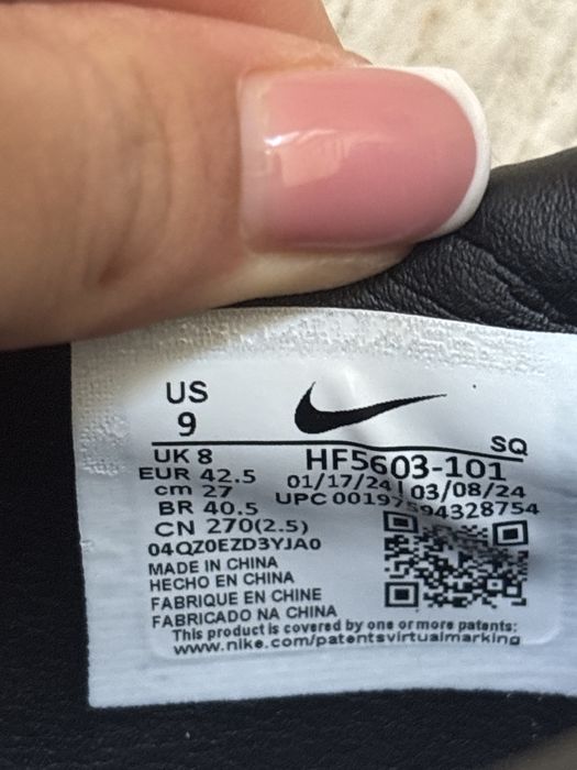 Nike field general 42,5р 27 см натуральна шкіра