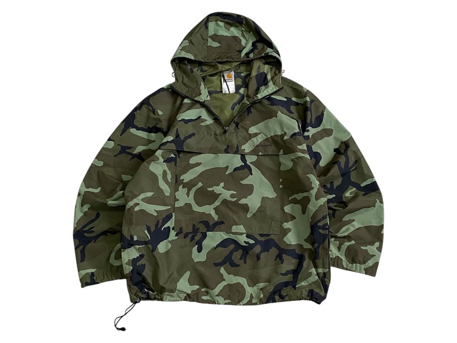 Vintage Carhartt Anorak Moro Camo Carhartt Lekka Kurtka Rozmiar XL