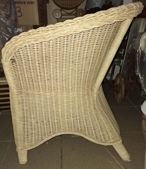 Fotel rattanowy + poduchy gratis