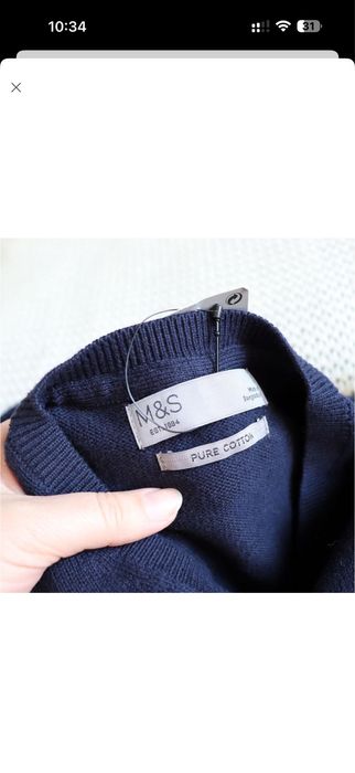 Продам новий светр M&S Marks&Spencer бавовна розмір S
