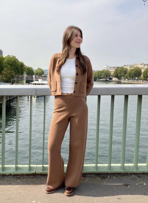 S, M Штани мілано з цупкої трикотажної тканини uniqlo washable milano