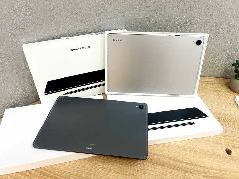 Планшет Samsung Galaxy Tab S11" 5G (2560x1600) 12/512Gb +S-Pen(Gray) Новий! 0Цикл!(SM-X736b)Самсунг Галаксі зі стилусом/Магазин!/Гарантія 3міс!LTE SIM