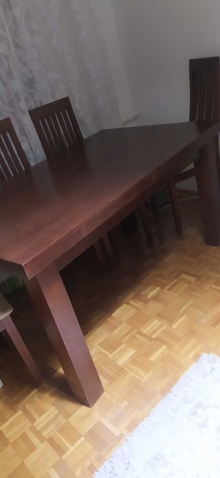 Stół rozkładany drewniany