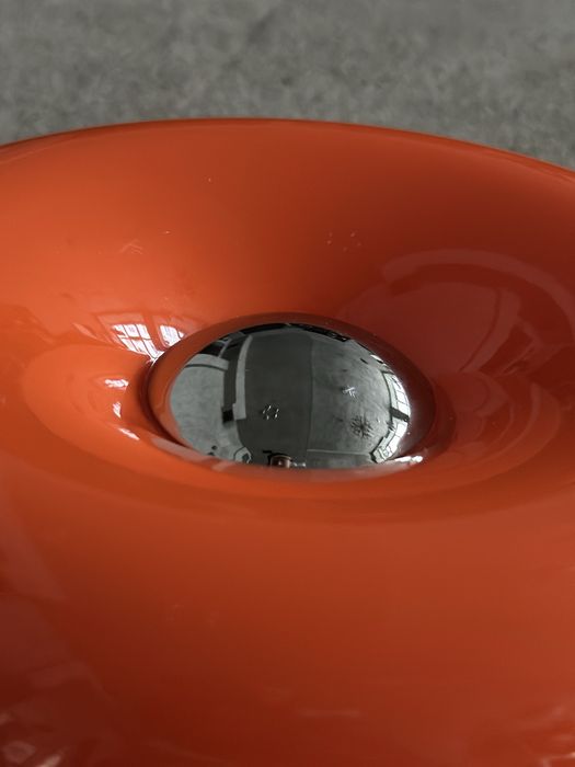 Retro lampka UFO donut Space Age modern design USB pomarańczowy pączek