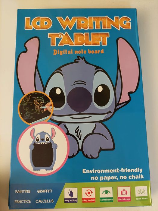 Tablet de Escrita LCD Stitch - Novo