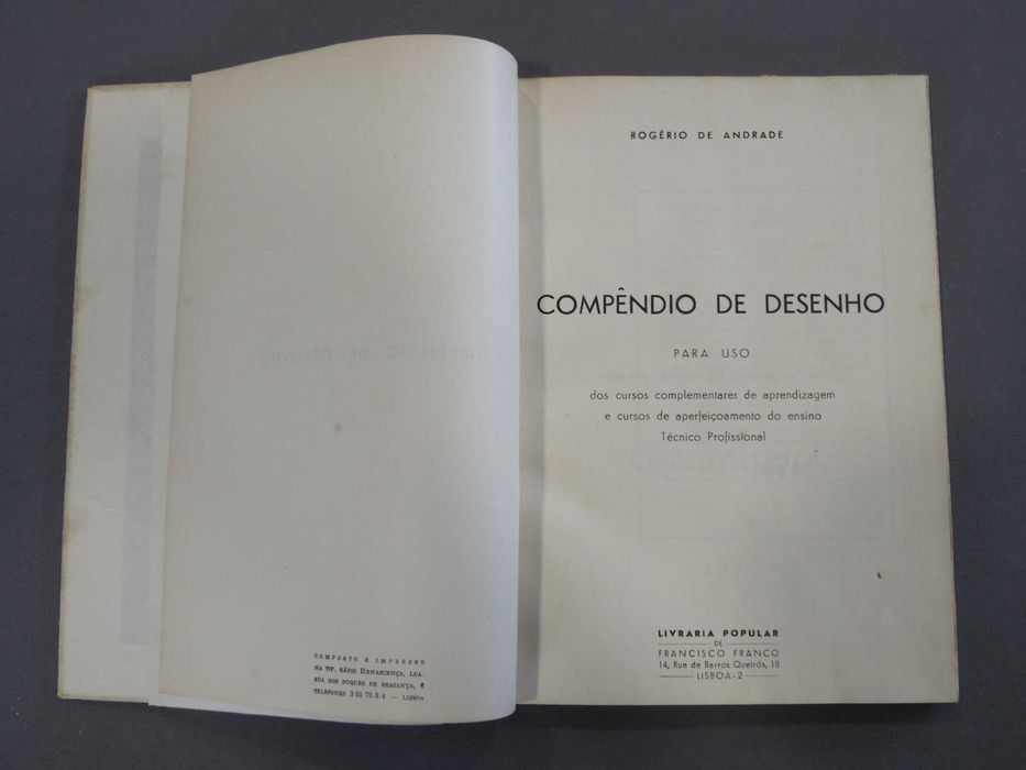 Livro Compêndio de Desenho