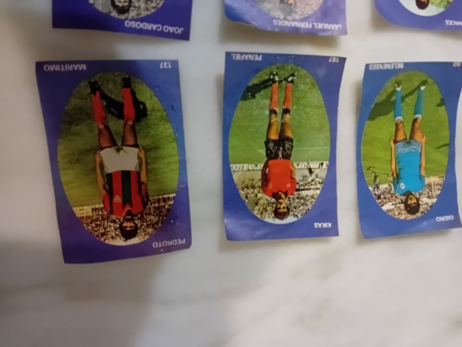Conjunto de 8 Cromos 1980