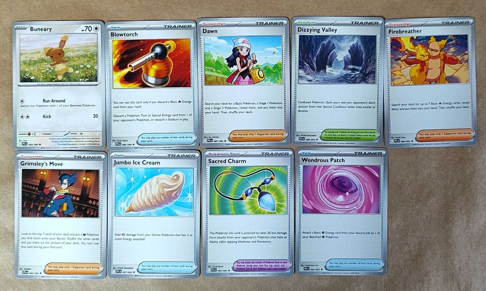 Oryginalne karty Pokemon Mega Evolution Phantasmal Flames - 72 sztuki