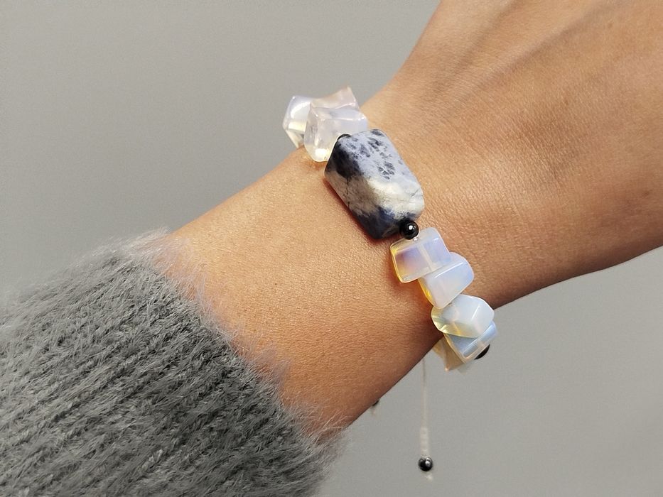 Bransoletka z kamieni - miłość - optymizm - rozwój - zdrowie