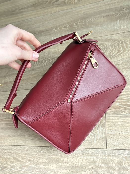 Loewe puzzle torebka bordowa