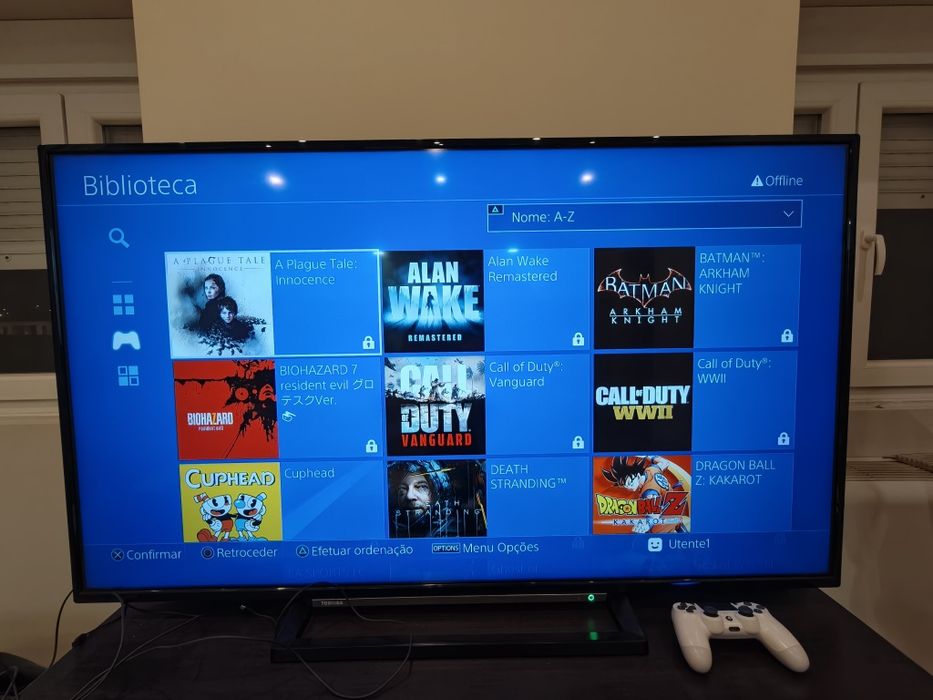 PlayStation 4 Pro Branca Desbloqueada Hen 9.00 C/Comando