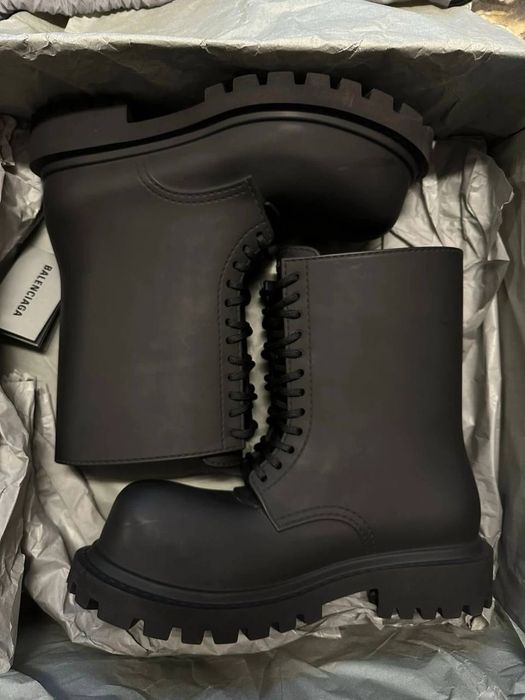 靴 BALENCIAGA steroid boots 39 Balenciaga Steroid Boot Black купить