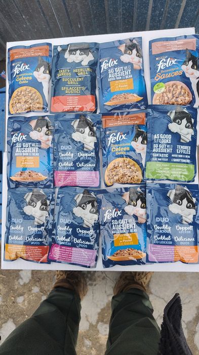 Saszetki dla kota Felix 50x85g mix
