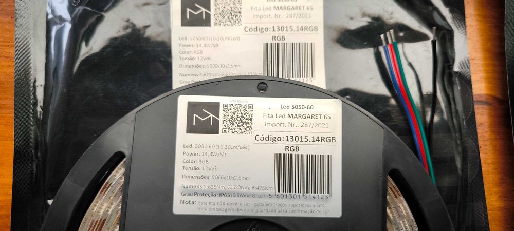 Fita led 5 metros RGB Motako Margaret iluminação led