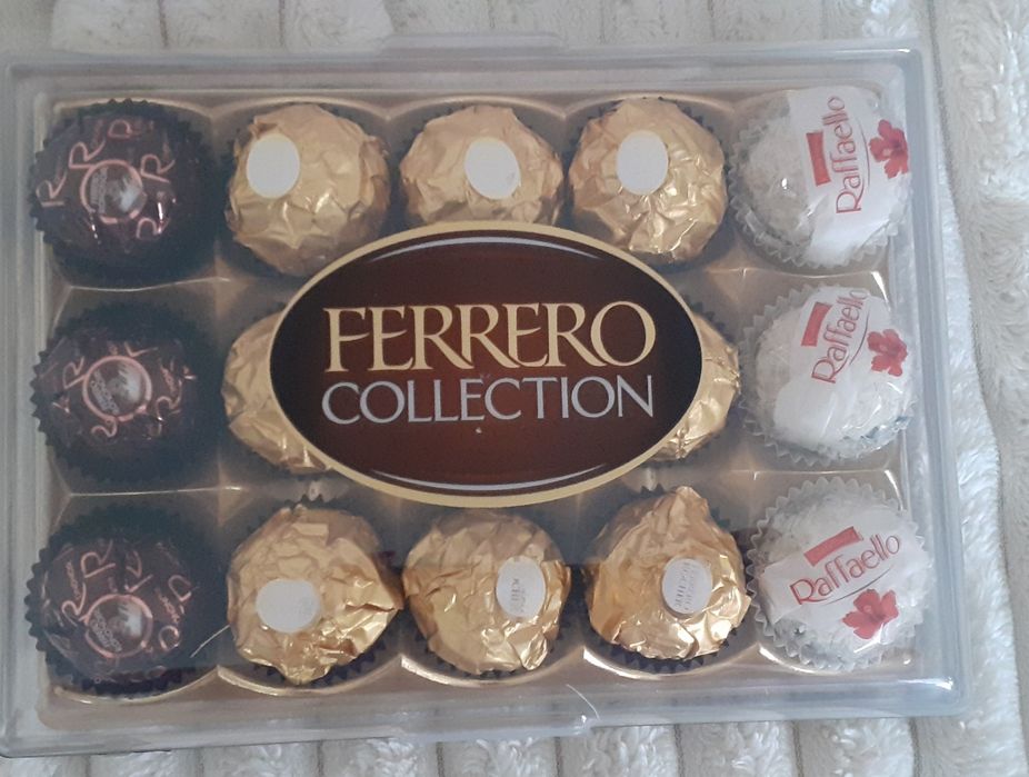 6 x Praliny Ferrero + 10 x czekolada Ferrero