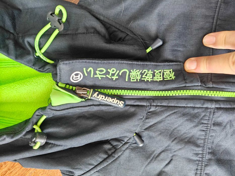 Superdry Windtrekker Softshell Meska Kurtka Outdoor Trekkingowa Fit L