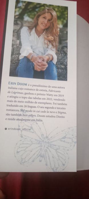 Livro o fabricante de lágrimas