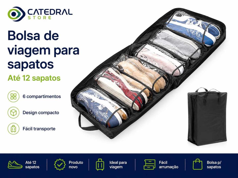 Bolsa de Viagem para Sapatos InnovaGoods 12 Sapatos