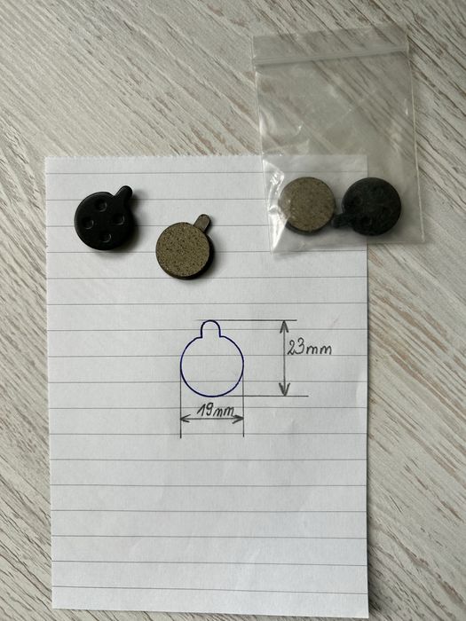 Klocki hamulcowe do hulajnogi